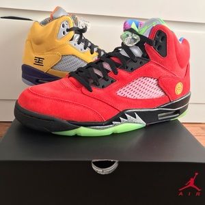 Air Jordan retro V “What The” special edition. Size 10.5 Brand new in box.